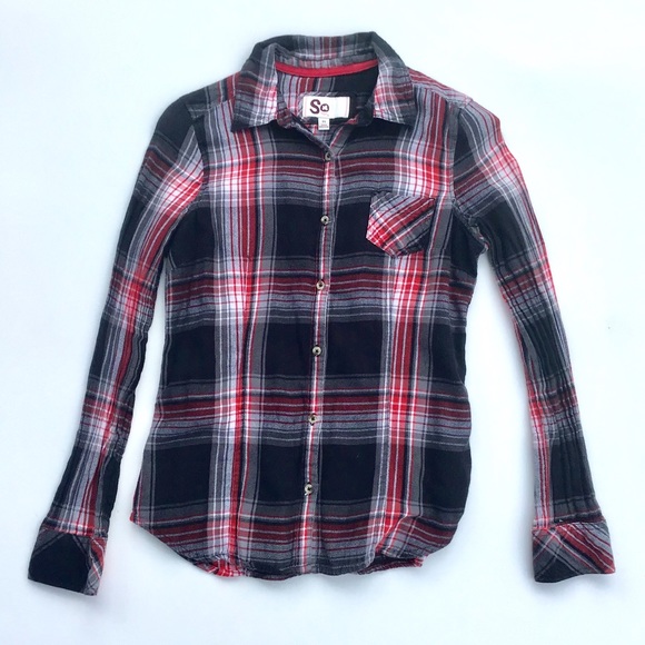 red and black lumberjack shirt